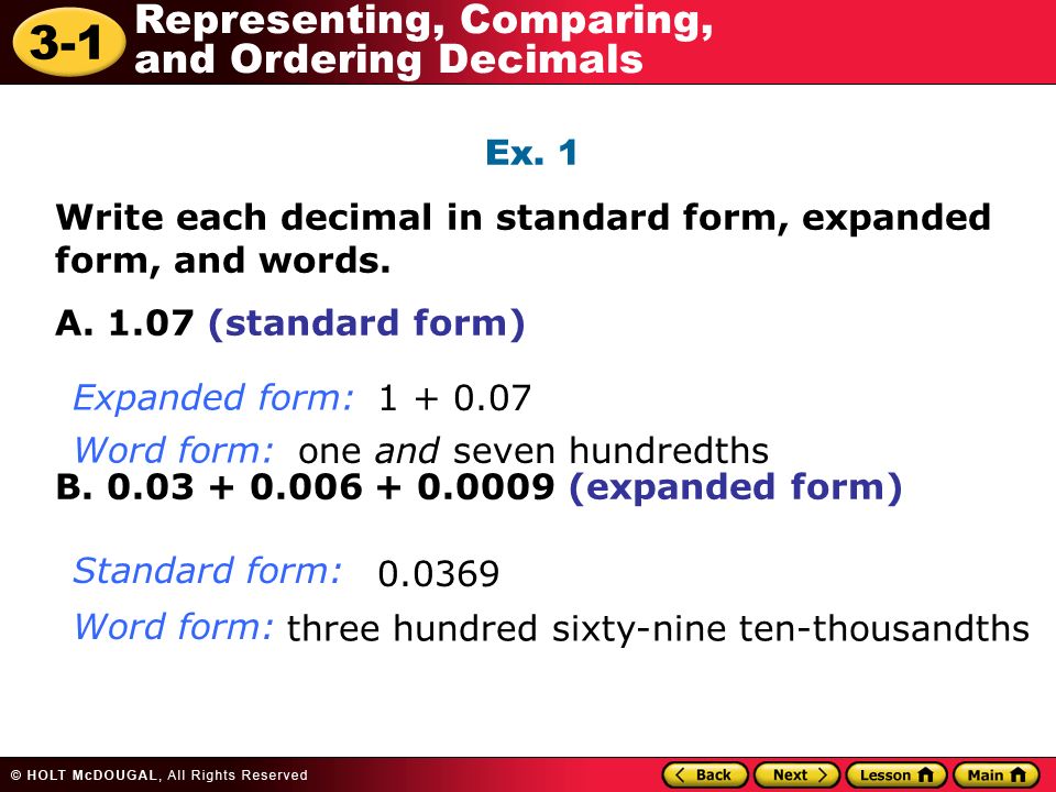How do you write 3 thousandths as a decimal?